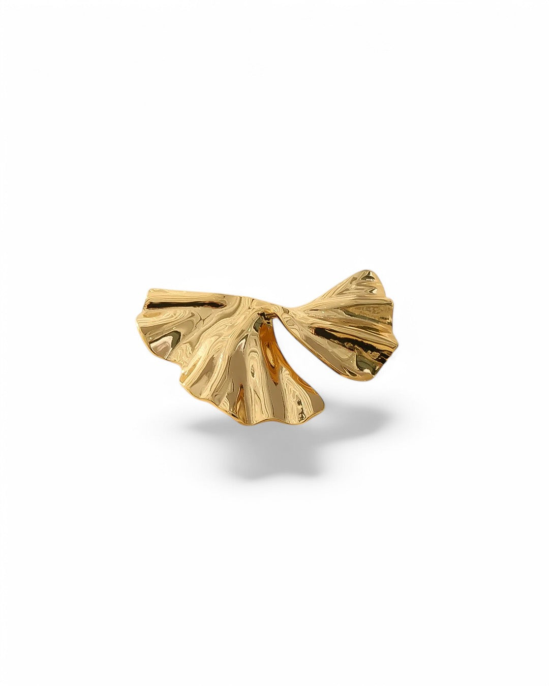 Broche feuille Ginkgo