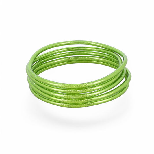 Jonc Bouddhiste fin olive