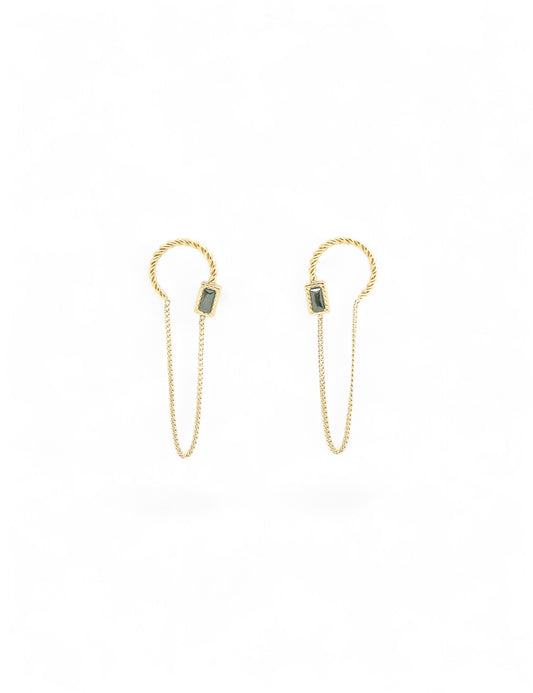 Boucles d'oreilles Prune